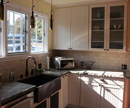 click to view larger image An updated kitchen in a 1936 Tudor Revival home by architect William Strickland. Martinez, CA